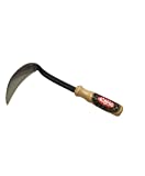 BlueArrowExpress Kana Hoe 217 Japanese Garden Tool - Hand Hoe/Sickle is Perfect for Weeding and Cultivating. The Blade Edge is Very Sharp.