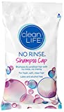 No-Rinse Shampoo Cap by Cleanlife Products (Pack of 5), Shampoo and Condition Hair with no Water or Rinsing - Microwaveable, Rinse-Free, Latex-Free and Alcohol-Free