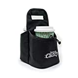 Drink Caddy Portable Drink Carrier and Reusable Coffee Cup Holder - 2 Cup Collapsible Tote Bag with Organizer Pockets Safely Secures Hot and Cold Beverages - Perfect for Food Delivery and Take Out
