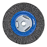 Mercer Industries 183010 Crimped Wire Wheel, 6" x 3/4" x 2" (1/2", 5/8"), For Bench/Pedestal Grinders