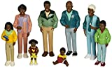 Cre8tive Minds African American Family Doll Set, Multicolor, 1 L x 2 W x 5 H in