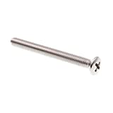 Prime-Line 9010903 Machine Screw, Oval Head Phillips, #10-32 X 2 in, Grade 18-8 Stainless Steel, Pack of 20