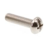 Prime-Line 9004215 Machine Screw, Round Head, Slotted/Phillips Combo, #10-32 X 3/4 in, Grade 18-8 Stainless Steel, Pack of 100