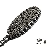Jeremywell 35 Roller Chain 3 Feet with 1 Connecting Link for Go Karts, Mini Bikes, Scooters, ATV, MTV, Dirt Bike and Other Industrial Machinery