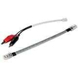 Klein Tools VDV770-855 Replacement Cables for Tone and Probe Wire Trace Kit, Leads with Alligator Clips and RJ11 / RJ12 / RJ45 Plug