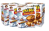 Little Debbie Chocolate Chip Mini Muffins, 20 Travel Pouches of Bite Size Muffins Baked with Real Chocolate Chips (4 Boxes)