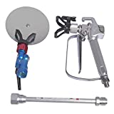GDHXW W-079 Airless Paint Spray Gun with Spray Guide Accessory Tool and Extension Pole for Airless Paint Sprayer