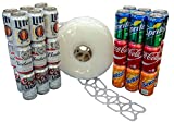 1000 Count Roll 6-Pack Rings Universal Fit - Fits all 12oz Beer Soda Cans - FAST SAME DAY SHIPPING