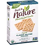 Back to Nature Crackers, Organic Saltine, 7 Ounce (Pack of 6)