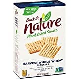 Back to Nature Crackers, Non-GMO Harvest Whole Wheat, 8.5 Ounce