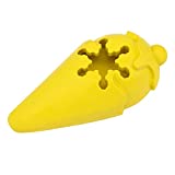 PetSafe Frosty Cone Dog Toys  Fill and Freeze Treat Holding Chew Toy  BPA Free Rubber  French Vanilla Scented  Interactive Pet Puzzle for Boredom or Separation Anxiety Yellow Small