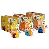 Earth's Best Organic Sesame Street Fruit Yogurt Smootie Pouch Variety Pack, 4.2 Oz Pouch (Pack of 18)