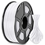 JAYO 3D Printer Filament PETG 1.75, White PETG Filament 1.75mm, Fit FDM 3D Printer, 1KG Spool, Dimensional Accuracy +/- 0.02 mm, PETG White