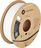 Polymaker PETG Filament 1.75mm, 1kg Strong PETG White Filament Cardboard Spool - PolyLite PETG 1.75mm White 3D Printer Filament, Print with Most 3D Printers Using 3D Filaments