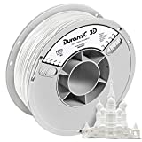 DURAMIC 3D PETG Filament 1.75mm White, 3D Printing Filament 1kg Spool(2.2lbs), White Filament 1.75mm Dimensional Accuracy +/- 0.05 mm Non-Tangling Non-Clogging Non-Stringing