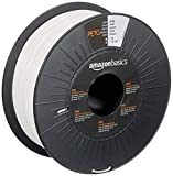 Amazon Basics PETG 3D Printer Filament, 1.75mm, White, 1 kg Spool