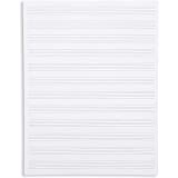 Blank Sheet Music Notebook Pad for Composing, Letter Size (8.5 x 11 In, 96 Sheets)