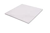 HDPE (High Density Polyethylene) Plastic Sheet 1/8" x 24" x 48” White Color