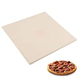 Waykea 10” x 10.4” Pizza Stone for Toaster Oven | Rectangular Cordierite Grilling Stone Bread Baking Stone for Grill, Oven