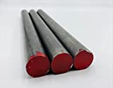 1018 Steel Cold Rolled Round Bar 1" Dia. x 12" (Pack of 3!) for Fabrication Welding, Forging, Drilling, Machining, Cold Drawing and Heat Treating.