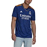 adidas Men's Soccer Real Madrid Away 21/22 Away Jersey (XX-Large) Victory Blue