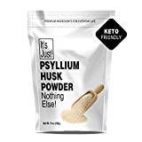 It's Just! - Psyllium Husk Powder, Easy Mixing Dietary Fiber, Cleanse Your Digestive System, Finely Ground Powder, Ideal for Keto Baking, Non-GMO (Unflavored, 10oz (Pack of 1))