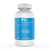 Brain Supplement 100 Softgels - Pure Phospholipid Complex for Healthy Aging | Nootropics Booster | Enhance Focus, Memory, Cellular Repair | BodyBio Phosphatidylcholine for Increased Bioavailability