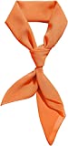 Orange Scarf Ascot Neck Scarf for Women Neckerchief Fred Scooby Doo Chiffon