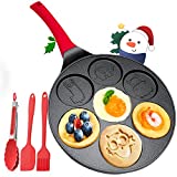 Pancake Molds for Kids - Mini Pancakes Maker Pancake Pan for Kids Pancake Pan Non-stick Pancake Griddle Grill Pan Mini Crepe Maker Sarten Para Pancakes Niños