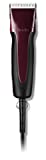 Andis Excel Pro-Animal 5-Speed Detachable Blade Clipper Kit - Professional Pet Grooming, Burgundy, SMC (65360)