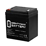 ML5-12 - 12 Volt 5 AH, F1 Terminal, Rechargeable SLA AGM Battery