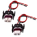 GZXY H11 H8 880 881 High Temperature Ceramic Wire Harness Socket Female Adapter for Headlight Fog Light 2 pcs