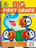 School Zone - Big First Grade Workbook - 320 Pages, Ages 6 to 7, 1st Grade, Beginning Reading, Phonics, Spelling, Basic Math, Word Problems, Time, Money, and More (School Zone Big Workbook Series)
