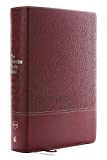 NKJV, Wiersbe Study Bible, Leathersoft, Burgundy, Red Letter, Comfort Print: Be Transformed by the Power of God’s Word