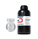 Siraya Tech Simple 3D Printer Resin Water Washable 3D Printing Resin Super Easy to Clean and Print LCD UV-Curing Resin Needs Much Less Alcohol for LCD DLP 3D Printing (Clear, 1kg)