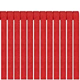 GAKA Red Crepe Paper Streamers 1.8 Inch Widening 12 Rolls Red Party Streamer for Various Birthday Wedding Festival Party Decorations,a roll of 82ft Per Volume