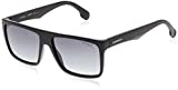 Carrera 5039/S Rectangular Sunglasses, Black/Dark Gray Gradient, 58mm, 16mm