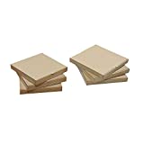 9 inches Premium Kraft Corrugated Pizza Boxes Take Out Containers Pizza Paperboard Box Takeaway Cardboard Takeaway Fast Food Postal Packaging Boxes (Pack of 10)