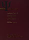 APA Handbook of Behavior Analysis (APA Handbooks in Psychology) 2-Volume Set