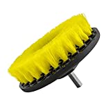 Chemical Guys Acc_201_Brush_MD Medium Duty Carpet Brush with Drill Attachment, Yellow