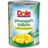 DOLE Pineapple Tidbits in 100% Pineapple Juice 20 oz. Can