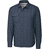 Cutter & Buck Men's Lightweight Primaloft Fill Rainier Shirt Jacket, Anthracite Melange, XXXL