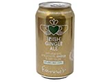 Frannie’s Sparkling Irish Ginger Ale by AmishTastes, Protected With High-Density Foam, 12 Oz. (Case of 24)