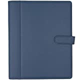 Padfolio - Resume Portfolio Folder - PU Leather Business Portfolio  Business Card Holder,File Pockets,Expandable Document Organizer  Writing Pad.