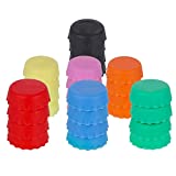 Uspeedy- 24 Pack Beer Silicone Rubber Bottle Caps Saver Joso Bottle Stopper for Home Brewing Beer, Soft Drink, Wine Bottle, Beer Bottle, Soda Bottle Kitchen Gadgets