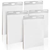 5-Pack of Premium Self-Stick Easel Pads - 25 x 30 Inches, 30 Sheets Per Pad - Thick Paper, Strong Staples, Sticky Easel Poster Chart Pads to Post on Walls - By IMPRESA