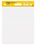 Post-it Super Sticky Mini Easel Pad, 15 x 18 Inches, 20 Sheets/Pad, 6 Pads, White Premium Self Stick Flip Chart Paper, Great for Virtual Teachers and Students (577SS)