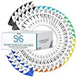 Mixed Practice Sutures for Wound Closure Techniques and Thread Knots | Surgical Training Set for Nursing, Dental, Vet and Medical Students | 48 Pcs Per Box