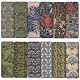 Creanoso Vintage Cards - William Morris Bookmarker Cards (12-Pack) - Unique Art Impressions Design - Awesome Bookmarks for Men, Women, Teens â€“ Six Assorted Bookmarks Designs â€“ Cool Art Paints