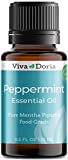 Viva Doria 100% Pure Northwest Peppermint Essential Oil, Undiluted, Food Grade, Steam Distilled, Made in USA, 15 mL (0.5 Fluid Ounce)